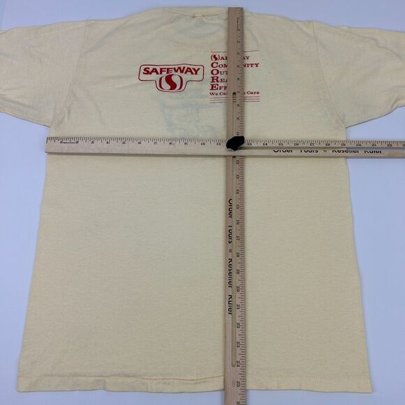 Vintage Scouting For The Handicapped T Shirt Mens Medium BSA Camp Mason Yellow - Picture 13 of 13